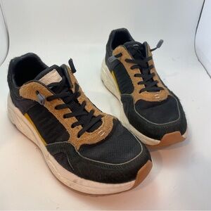 Label‎ GT Retro Low Sneaker  Black Tan Athletic Shoes Men's 7.5